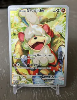 2024 Pokemon Twilight Masquerade Hisuian Growlithe #181/167 - Image 1