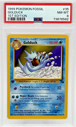 Golduck (1999) Pokemon Fossil #35 - 1st edition - Image 1