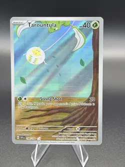 Pokemon TCG Tarountula 199/198 SV01 Scarlet & Violet IR Full Art Holo EN - Image 1