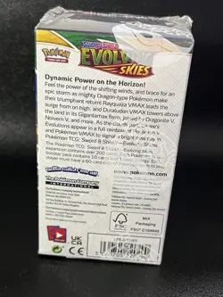 Evolving Skies Half Booster Box Sealed Pokemon TCG 18 Packs New and Sealed #2 - Image 3