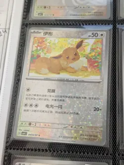 *US Seller* Pokemon Chinese Gem Pack Vol.4 Eevee CBB4C 040307 Stary Holo - Image 1