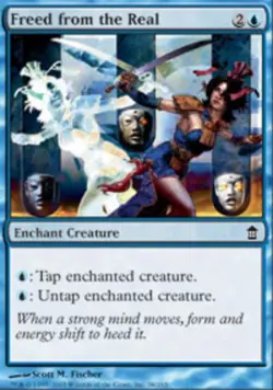 1x Freed from the Real Moderate Play, English Saviors of Kamigawa MTG Magic - Image 1