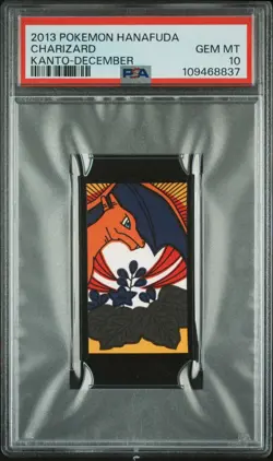 Pokemon PSA 10 Charizard Pokemon Hanafuda-Kanto December 2013 - Image 2