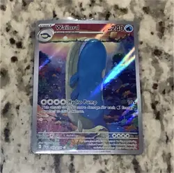 Pokemon Wailord 162/159 Sv09 Journey Together Illustration Rare Full Art Holo - Image 1