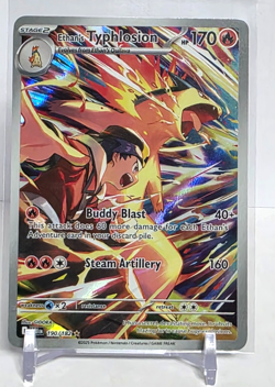 Ethan's Typhlosion 190/182 Sv10 Destined Rivals Illustration Rare Holo - Image 1