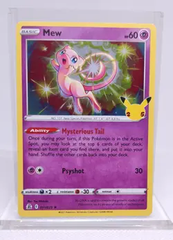 Pokemon Mew Holo Rare Celebrations 011/025 - Image 1