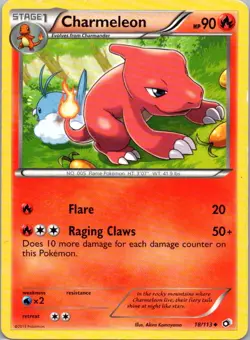 Pokemon TCG Charmeleon 18/113 Legendary Treasures MP - Image 1