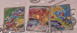 Pokemon S-Chinese 30th First Partners Charmander Squirtle Bulbasaur NM 3-piece - Image 1