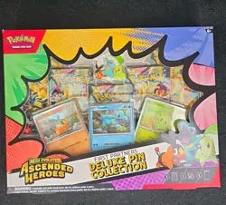 Pokemon Ascended Heroes First Partner Deluxe Pin Collection Sealed New - Image 1