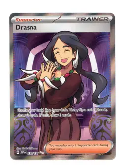 Drasna 231/191 Ultra Rare Holo SV08: Surging Sparks Pokemon TCG English NM - Image 1