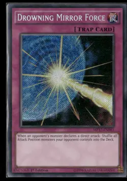 Yugioh Drowning Mirror Force MP17-EN041 1st Edition Secret Rare NM - Image 1