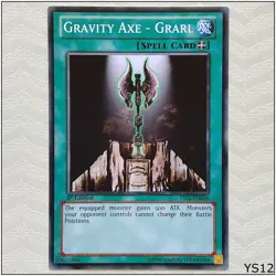 Gravity Axe - Grarl - YS12-EN026 - Common 1st Edition Yugioh - Image 1