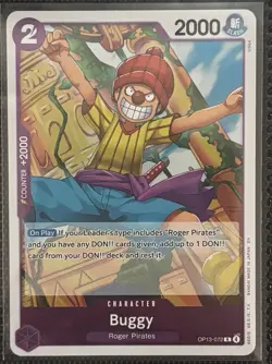 Buggy OP13-072 R One Piece Carrying On His Will Foil - Image 1
