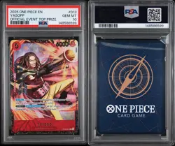 2025 ONE PIECE PROMOS OFFICIAL EVENT TOP PRIZE #013 YASOPP PSA 10 ENGLISH - Image 3