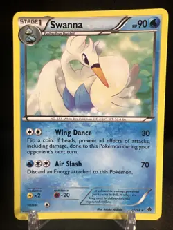 Swanna 27/98 Emerging Powers Regular Pokemon Card 2011 - Image 1