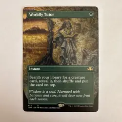 Worldly Tutor 442 Lightly Played MTG Magic The Gathering Single Card - Image 1