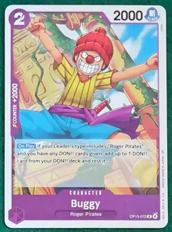 Buggy - Carrying On His Will OP13-072 - One Piece CCG Card - Image 1
