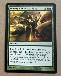 Triumph of the Hordes - New Phyrexia - MTG - Magic the Gathering - LP - Image 1