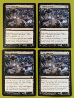 Crypt Incursion x4 Dragon's Maze 4x Magic the Gathering MTG - Image 1