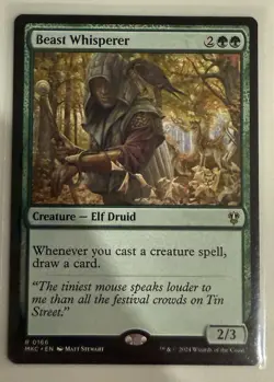 Beast Whisperer 166 R Commander: Murders at Karlov Manor NM MTG - Image 1