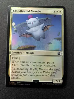 CLOUDBOUND MOOGLE FOIL #11 MTG Final Fantasy - Image 1