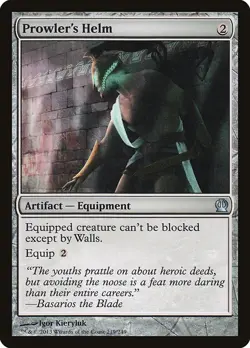 1x Prowler's Helm - NM/LP - See Pic for Set - SPARROW MAGIC mtg - Image 1