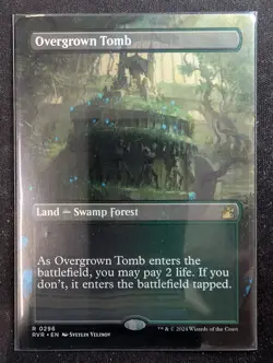Overgrown Tomb - Borderless - Ravnica Remastered (MTG) - Image 1