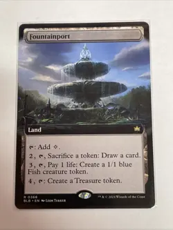 Fountainport (Extended Art) Bloomburrow Regular NM #0368 Rare - Image 1