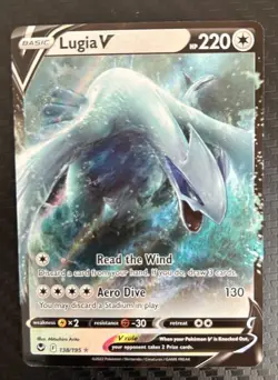 Pokemon TCG Lugia V Silver Tempest 138/195 Holo Ultra Rare - Image 1