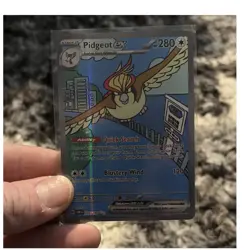 Pidgeot ex 225/197 SV03 Obsidian Flames Full Art Holo EN 280HP - Image 1