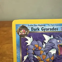 Dark Gyarados 25/82 Rare Team Rocket Pokemon Unlimited (List 1) LP - Image 2