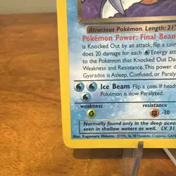 Dark Gyarados 25/82 Rare Team Rocket Pokemon Unlimited (List 1) LP - Image 5