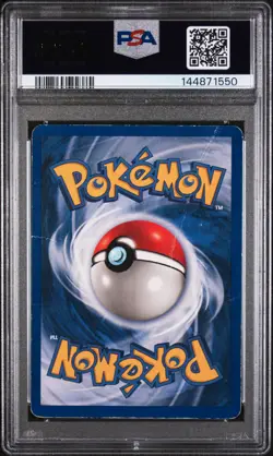1999 POKEMON GAME SHADOWLESS #44 BULBASAUR PSA 1 - Image 2