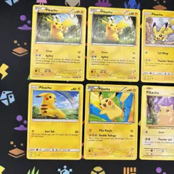 Pikachu Pokemon TCG Lot 8X Shining Legends Breakthrough Boundaries Crossed HP-LP - Image 2