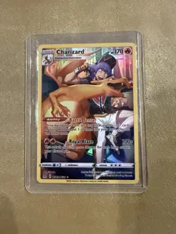 Charizard TG03/TG30 Lost Origin Trainer Holo Full Art Illustration Rare Pokemon - Image 1