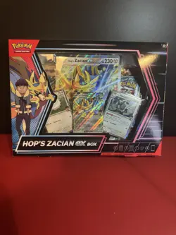 Pokemon TCG: Scarlet and Violet Hop's Zacian ex Box New Sealed - Image 1