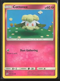 Cottonee 143/236 Common Unified Minds Pokemon Near Mint - Image 1