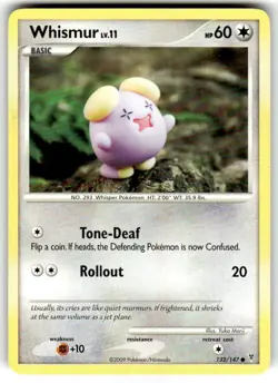 Pokemon TCG Pokemon Whismur 132/147 Common Regular - Image 1