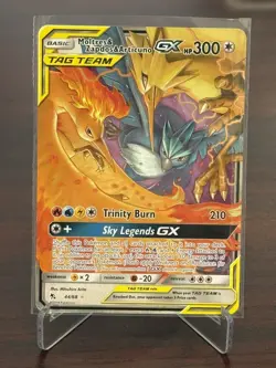 Pokemon Moltres & Zapdos & Articuno GX Ultra Rare Hidden Fates 44/68 NM - Image 1