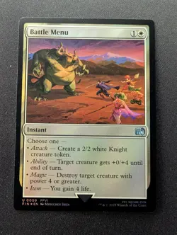 BATTLE MENU FOIL #9 MTG Final Fantasy - Image 1