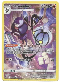 Chandelure TG04/TG30 Swsh11: Lost Origin Trainer Gallery Holo Pokemon TCG - NM - Image 1