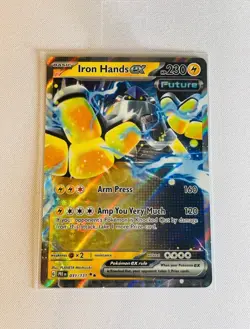 IRON HANDS EX 031/131 PRISMATIC EVOLUTIONS POKEMON (DOUBLE RARE, NM) - Image 1
