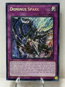 Yu-Gi-Oh Blazing Dominion Dominus Spark Secret Rare BLZD-EN077 - Image 1