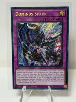 Yu-Gi-Oh Blazing Dominion Dominus Spark Secret Rare BLZD-EN077 - Image 2