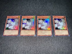 x4 ASH BLOSSOM & JOYOUS SPRING QCAC-JP050 JAPANESE YUGIOH ULTRA QUARTER CENTURY - Image 1