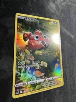 Paras GG32/GG70 NM Pokemon Card – Crown Zenith Galarian Gallery Holo - Image 4