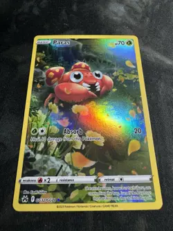Paras GG32/GG70 NM Pokemon Card – Crown Zenith Galarian Gallery Holo - Image 5