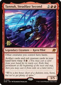 Tannuk, Steadfast Second - Foil - Prerelease Promo NM, English MTG Edge of Etern - Image 1