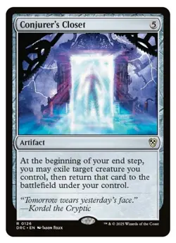 1x MTG Conjurer’s Closet - Aetherdrift Rare Artifact! NM Mint! - Image 1