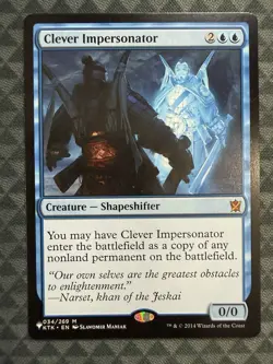 MTG Clever Impersonator #034/269 Mythic *The List Reprints (LIST) - Image 2